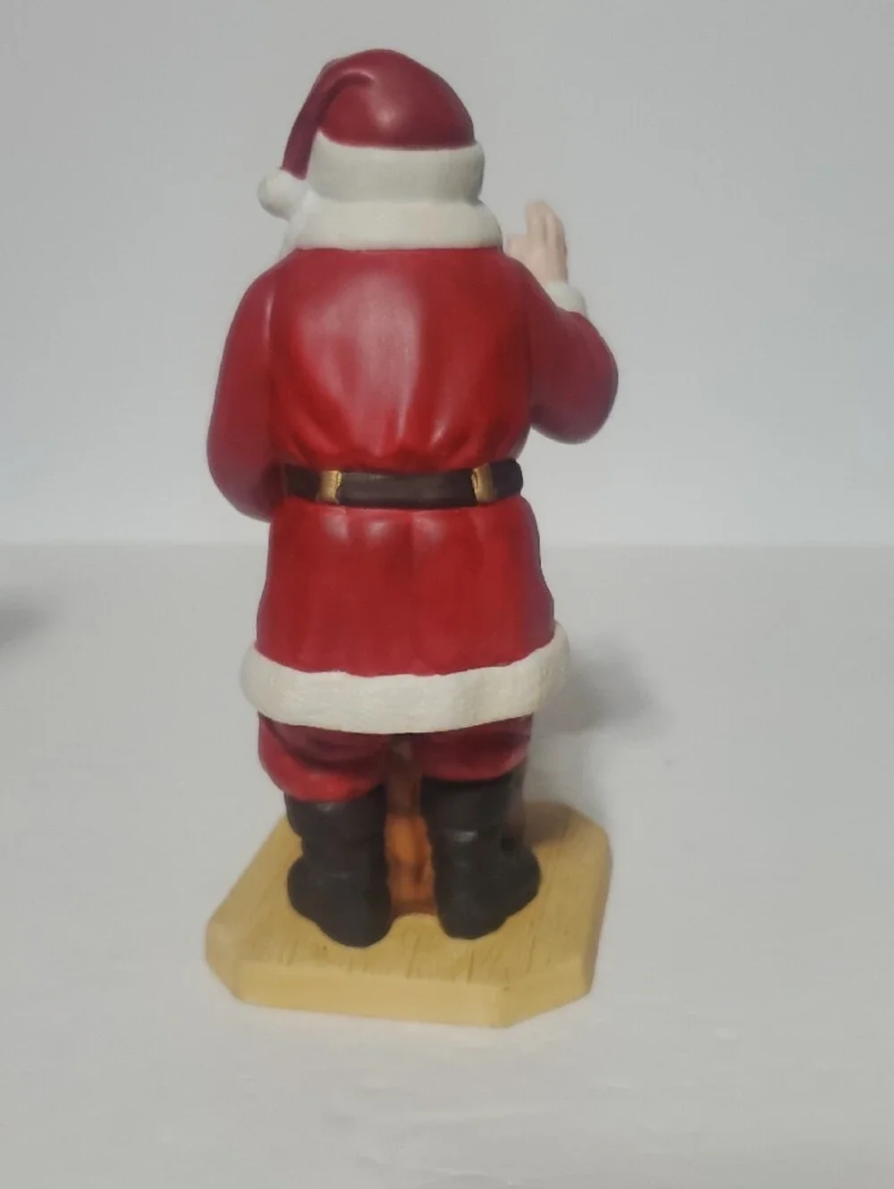 Vtg 1996 Lenox Red and White Santa with Colorful Toy Sack Figurine
